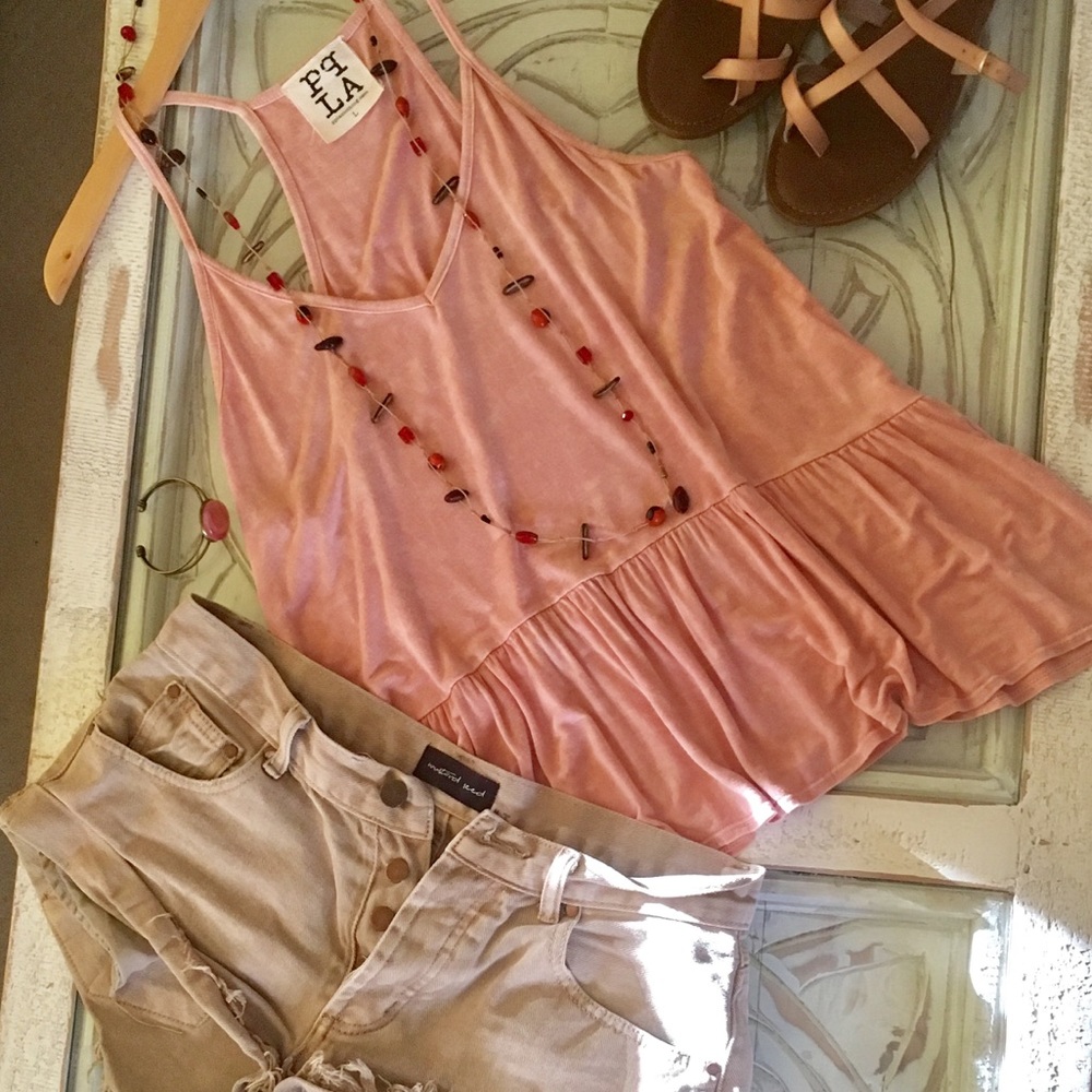 Racer-back Spaghetti Strap Tank